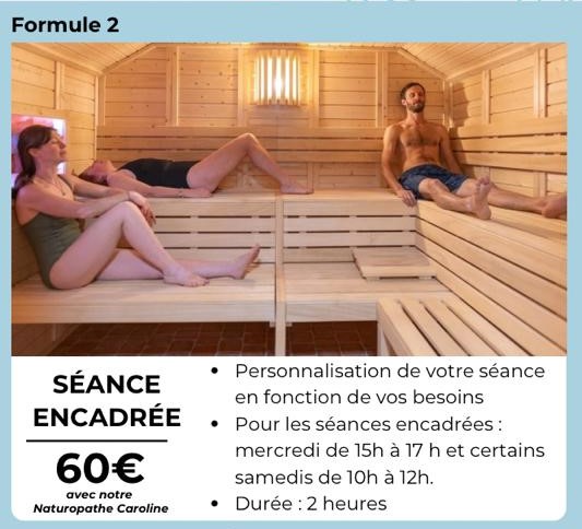 Séance spa avec encadrement naturopathe